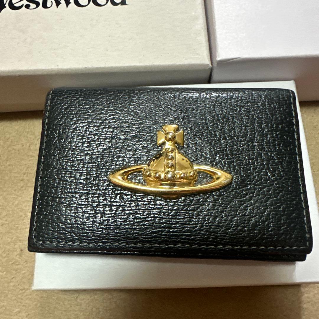 ヴィヴィアンウエストウッド　ビジネスカード入れ　名刺入れ　カードケース　黒