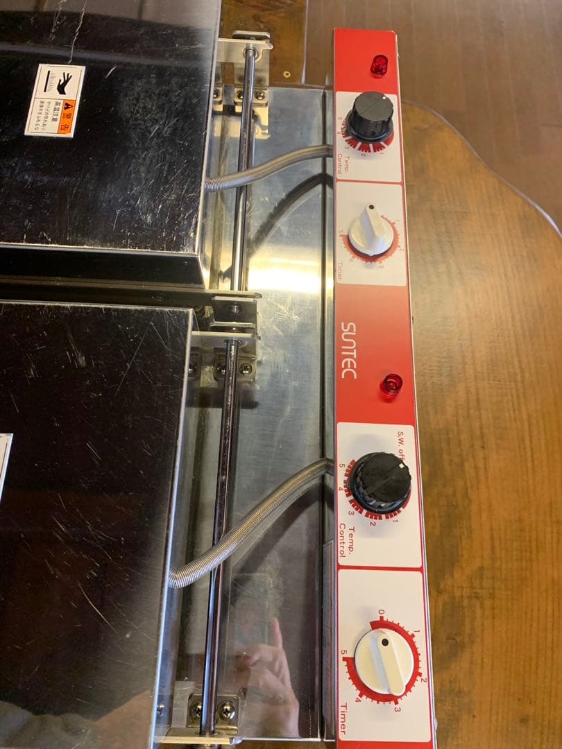 サンテック ベルジャンワッフルベーカー SBW-200-4 テフロン加工