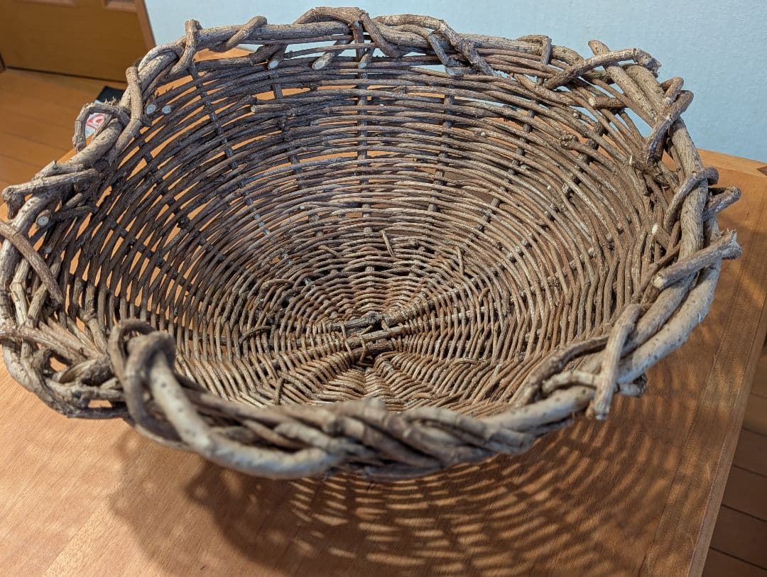 （希少）山あけびのハンドメイドバスケット