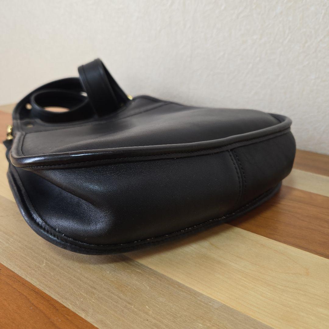 バッグ Vintage Coach saddlebag 9988 Black