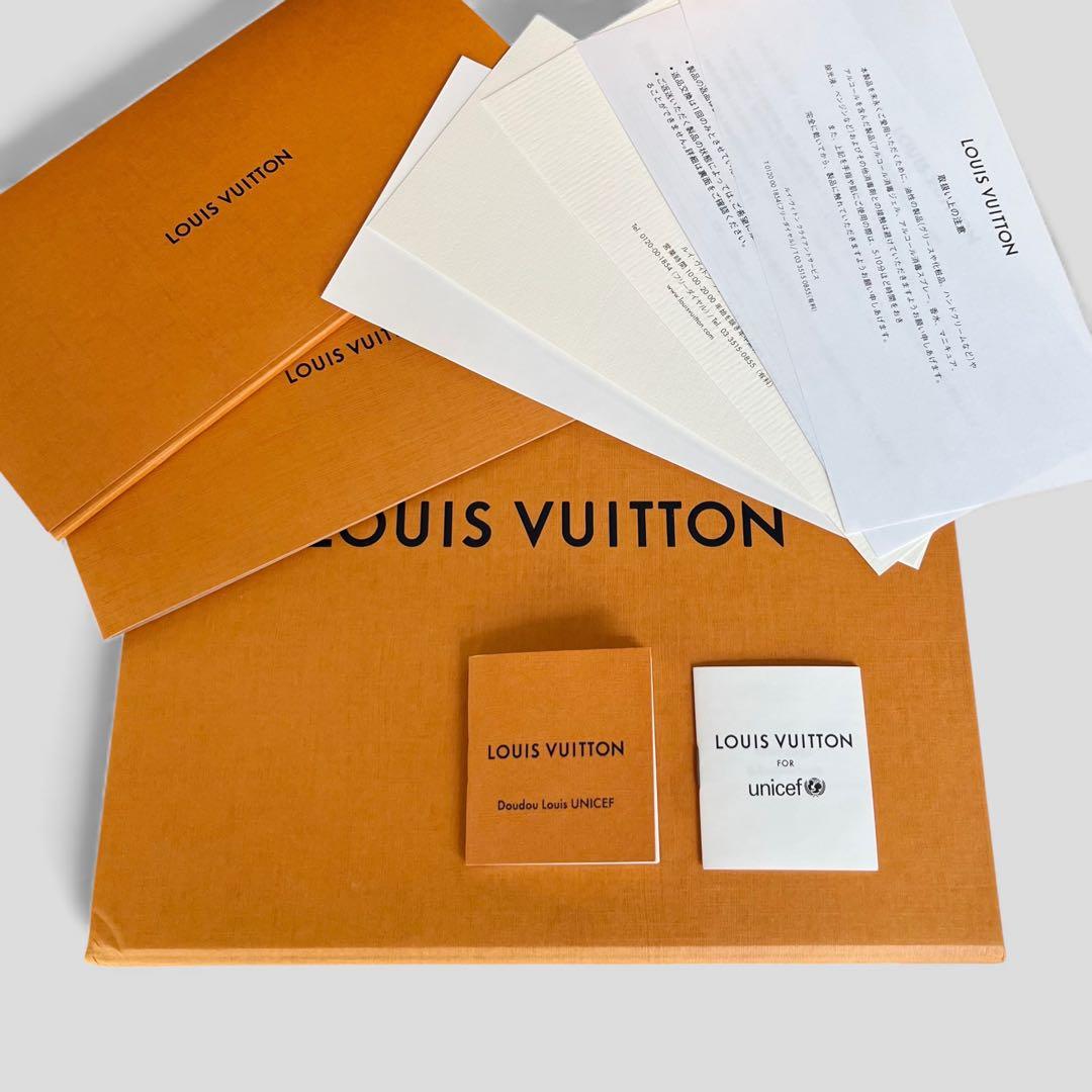 未使用品 ルイヴィトン ドゥドゥ ルイ テディベア モノグラム フラワー 人形