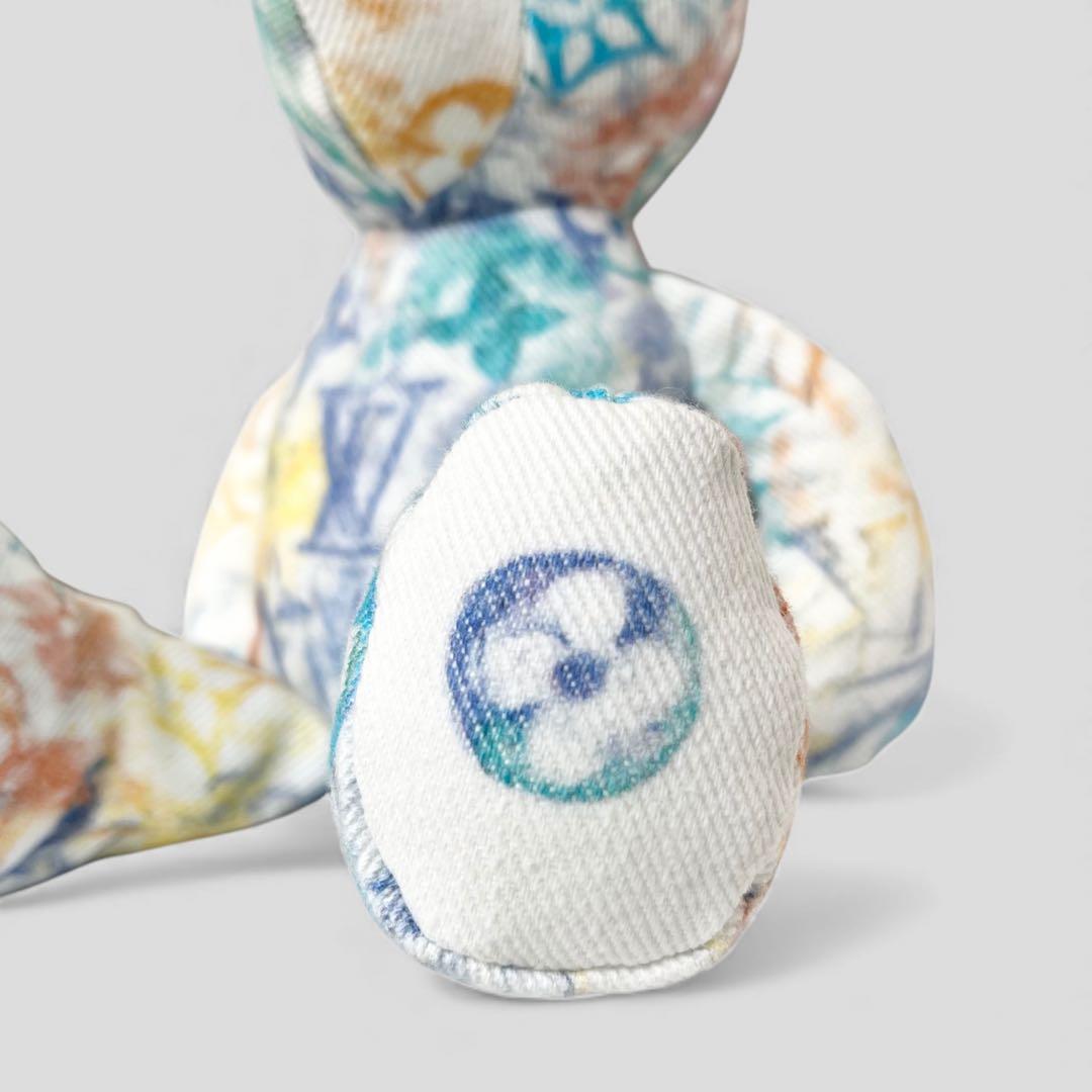 未使用品 ルイヴィトン ドゥドゥ ルイ テディベア モノグラム フラワー 人形