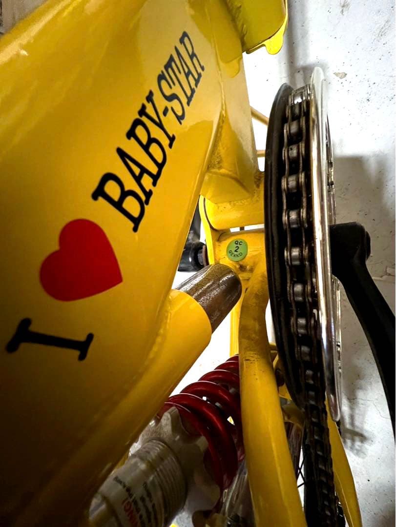 非売品　折りたたみ自転車　16インチ　イエロー　リアサスペンション　レア　限定