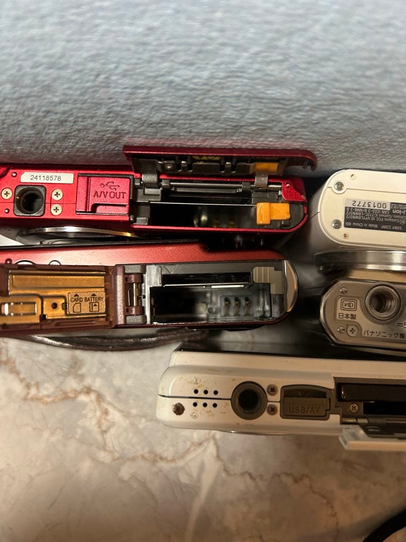 コンパクトデジカメ5台まとめ売り（ジャンク品）