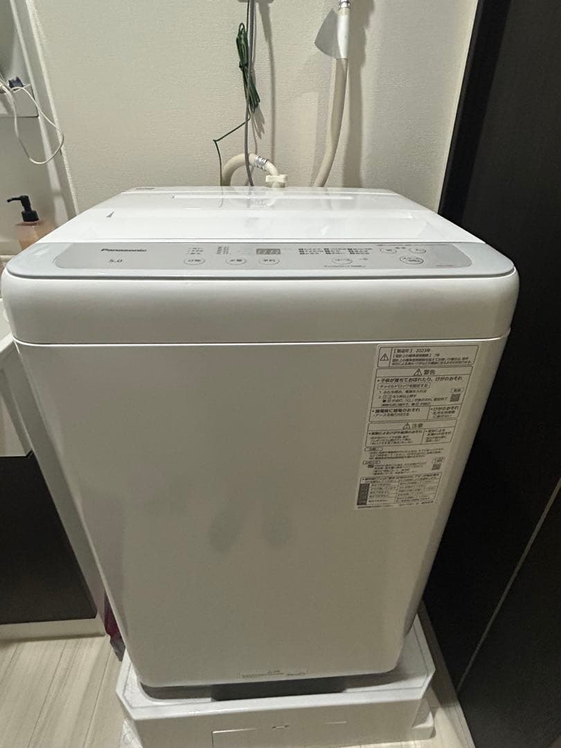 【2023年製】Panasonic 全自動洗濯機 NA-F5B1 5kg