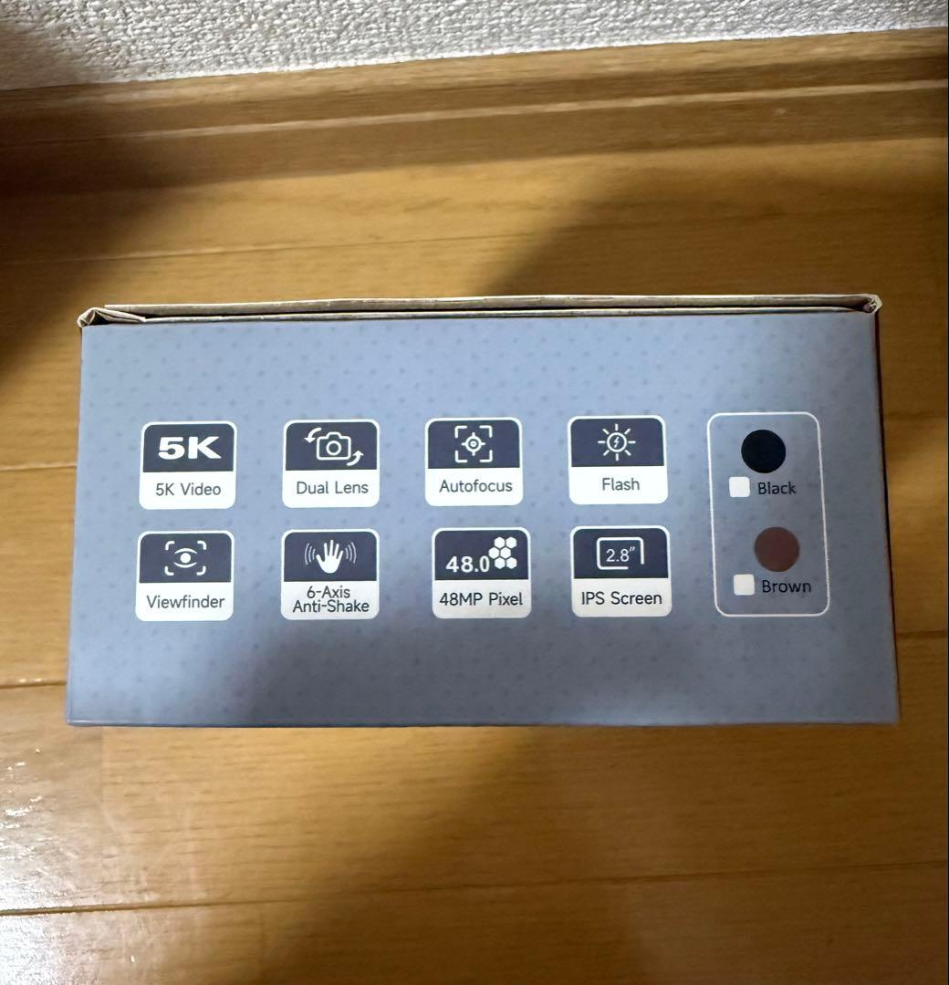 5K デジタルカメラ デュアルレンズオートフォーカスレトロ