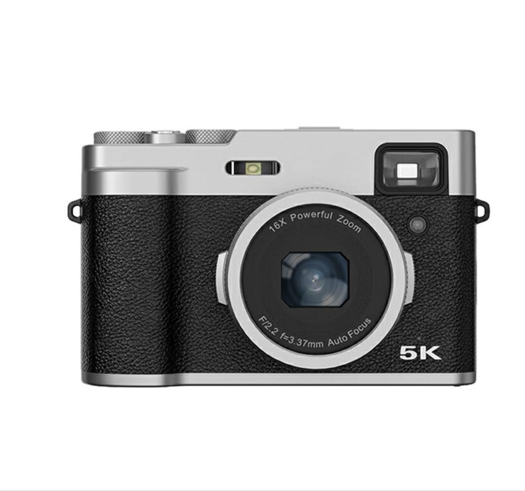 5K デジタルカメラ デュアルレンズオートフォーカスレトロ