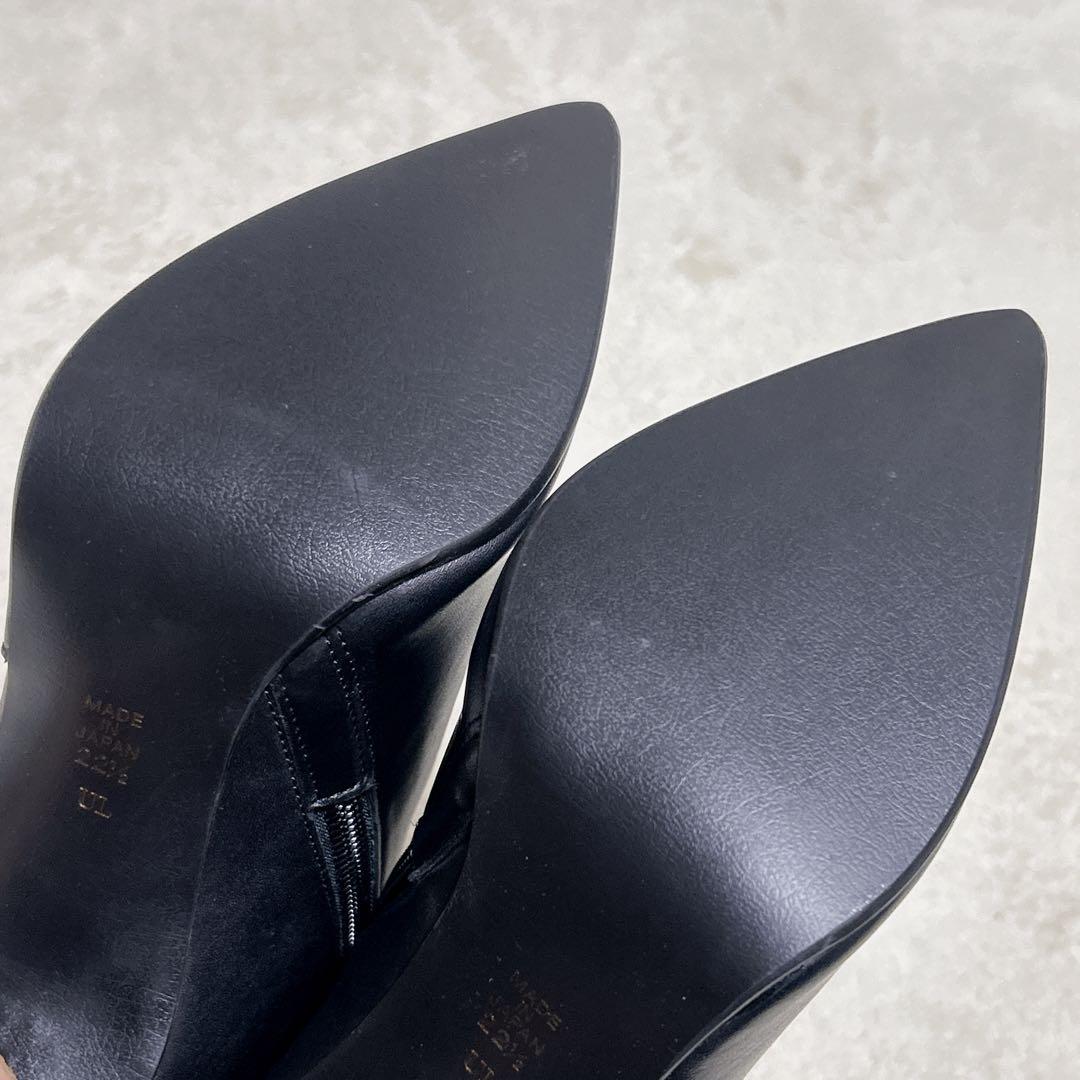 ✨試着のみ✨ DIANA ショートブーツ ポインテッドトゥ レザー 22.5