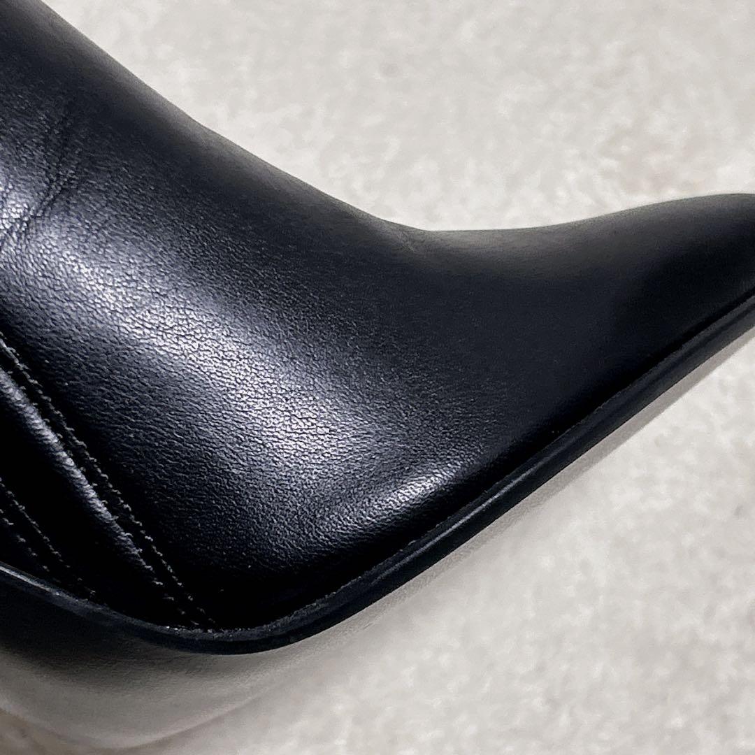 ✨試着のみ✨ DIANA ショートブーツ ポインテッドトゥ レザー 22.5