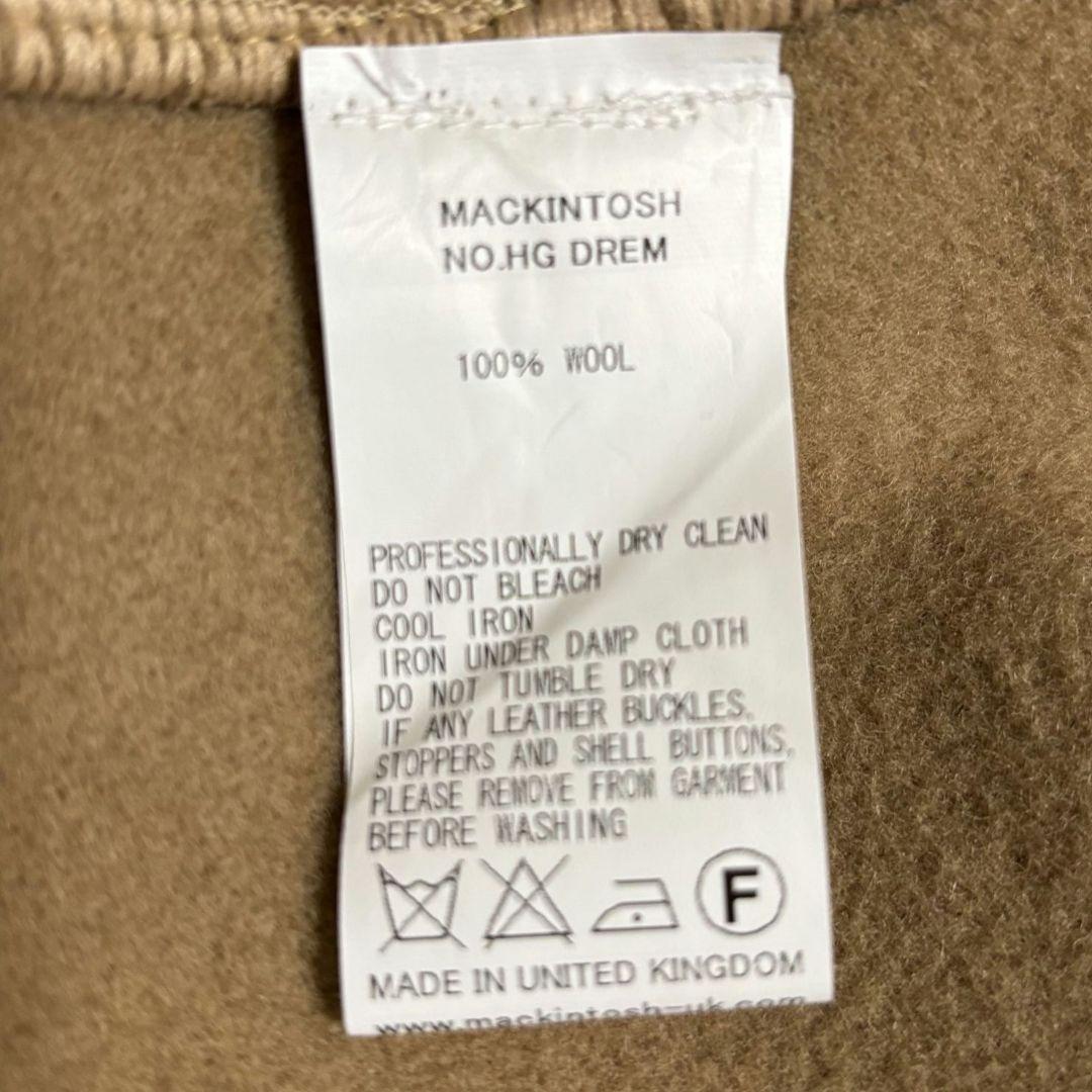 美品✨マッキントッシュ ポンチョ ケープ キャメル 34　黒ボタン