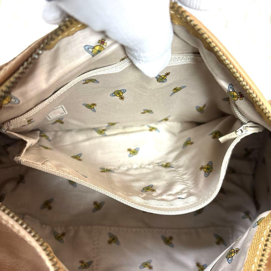 希少✨Vivienne Westwood オーブロゴドラムショルダーバッグ