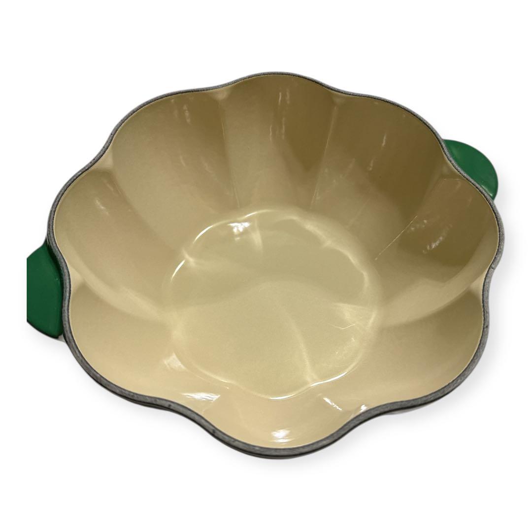 LE CREUSET カボチャ型鍋 ダークグリーン