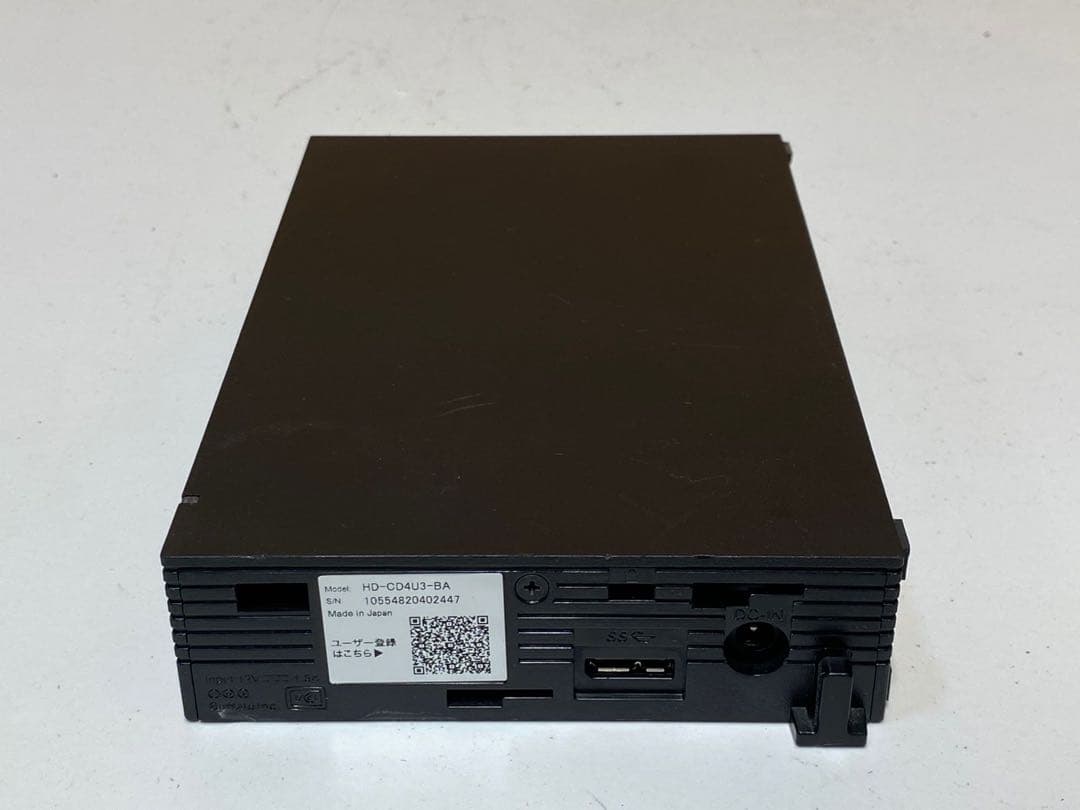 BUFFALO 外付けハードディスク 黒 4TB HD-CD4U3-BA 日本制