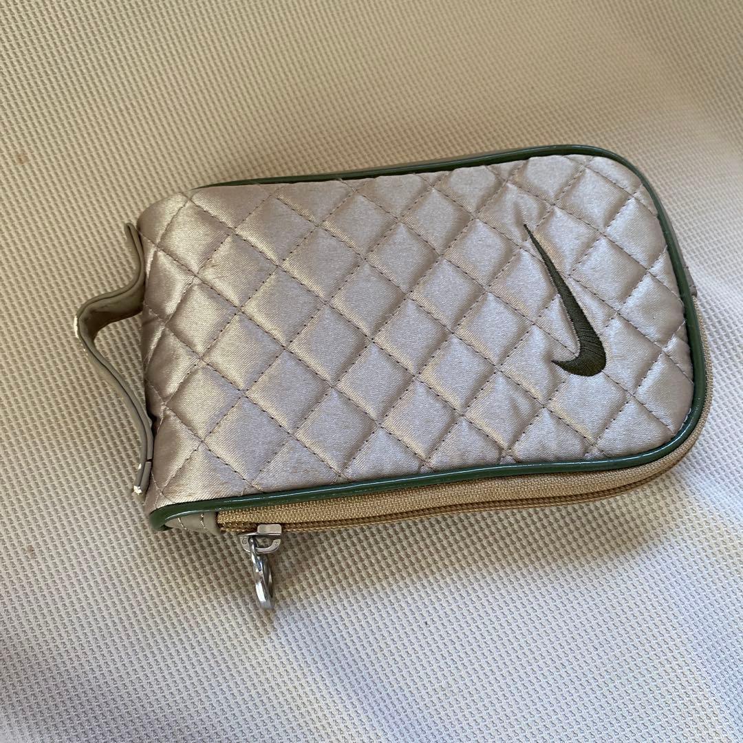 良品NIKI GOLF キャディバッグ ベージュポーチ付きレディース　メンズ