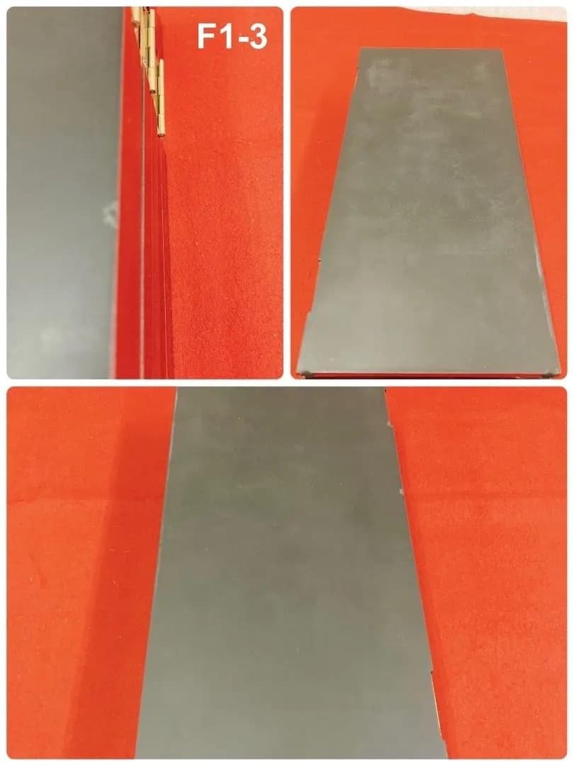 F1-3 美品！高級　溜塗り加工　雛飾り台と屏風のみ　巾80㎝位　親王飾り台