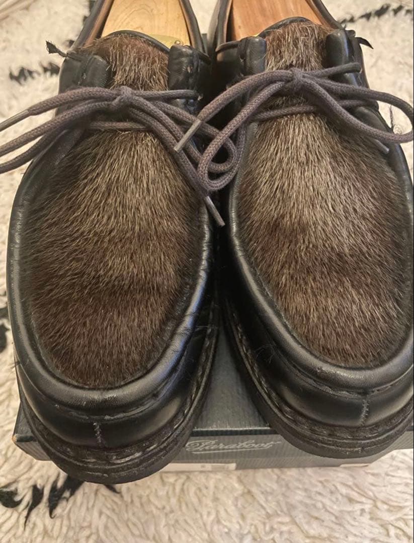 【美品】ParabootパラブーツミカエルフォックEU42ブラック