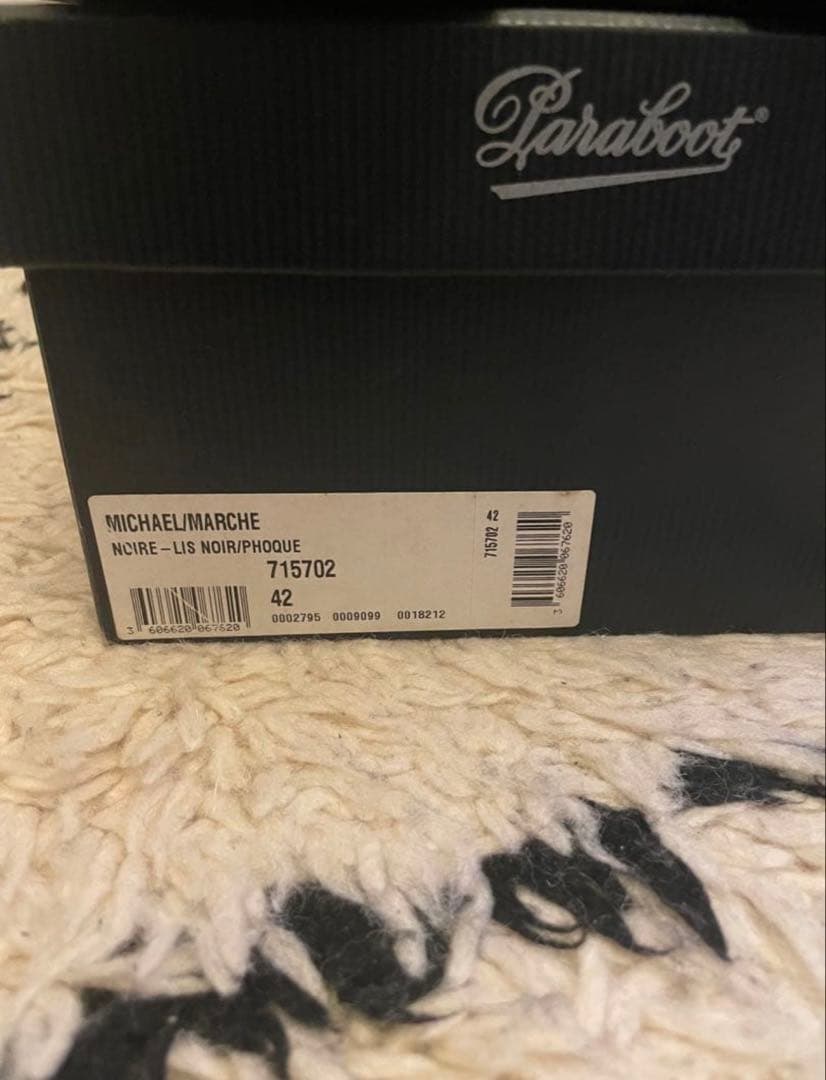 【美品】ParabootパラブーツミカエルフォックEU42ブラック