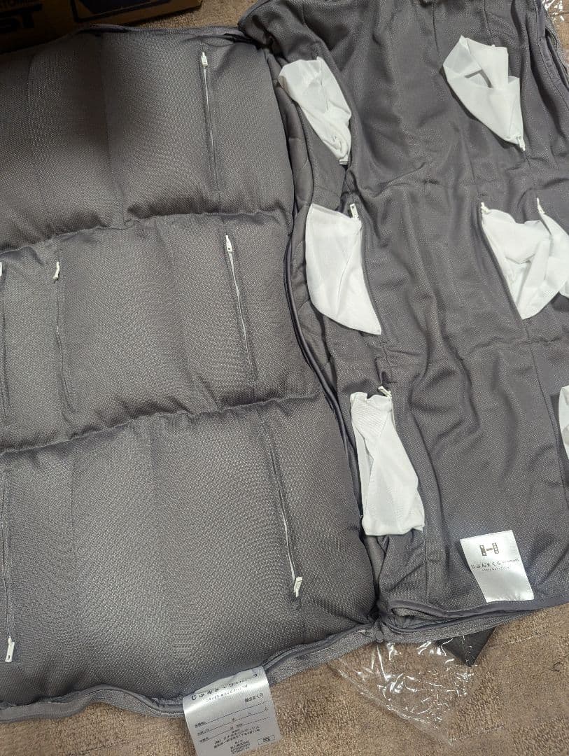 じぶんまくら ORDER MADE PILLOW ブラック/グレー