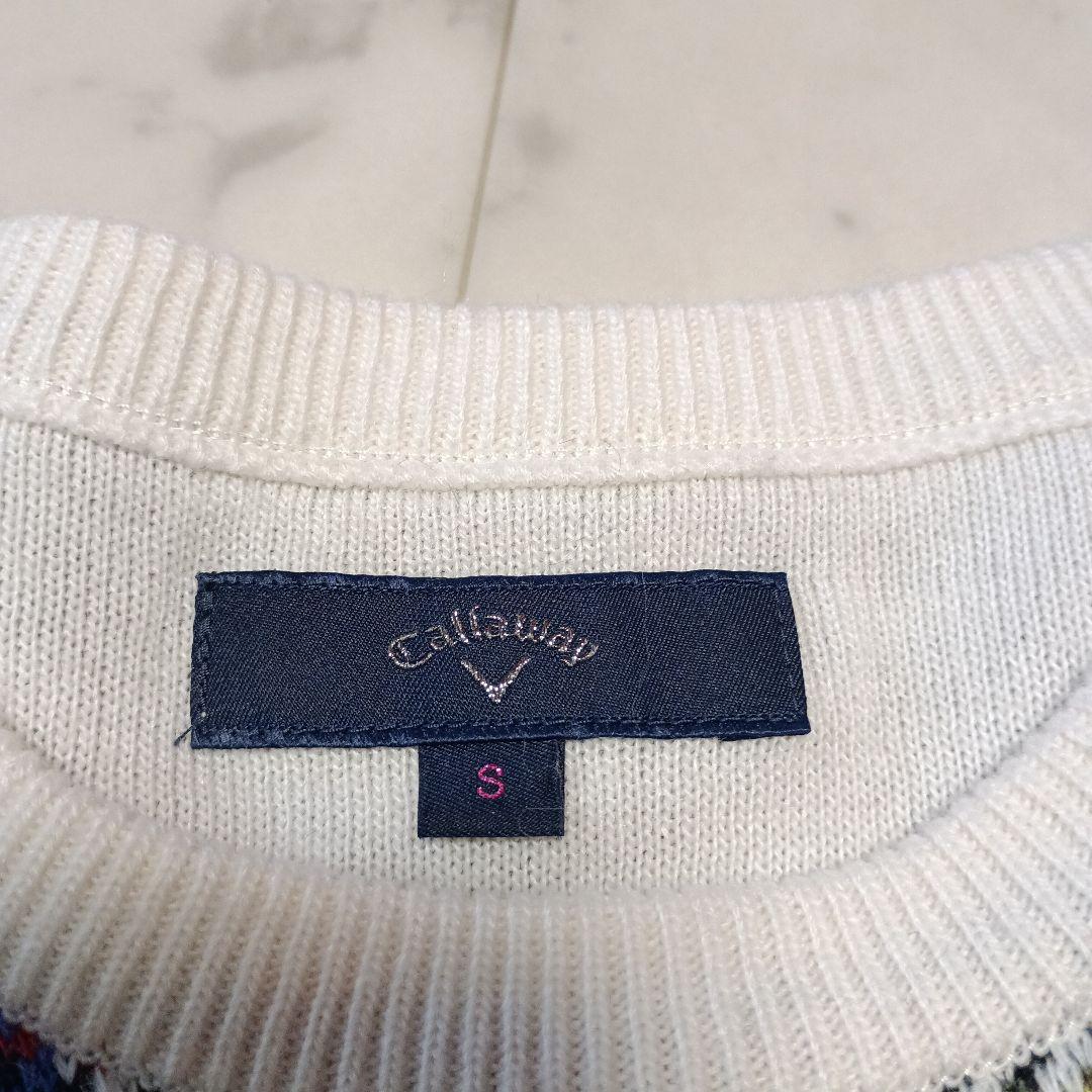 Callaway キャロウェイ ニットセットアップ チェック柄 Ｓ