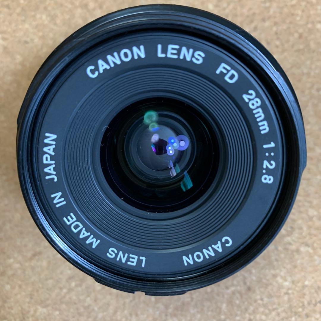 Canon AE-1 一眼レフカメラ 28mmレンズ付き