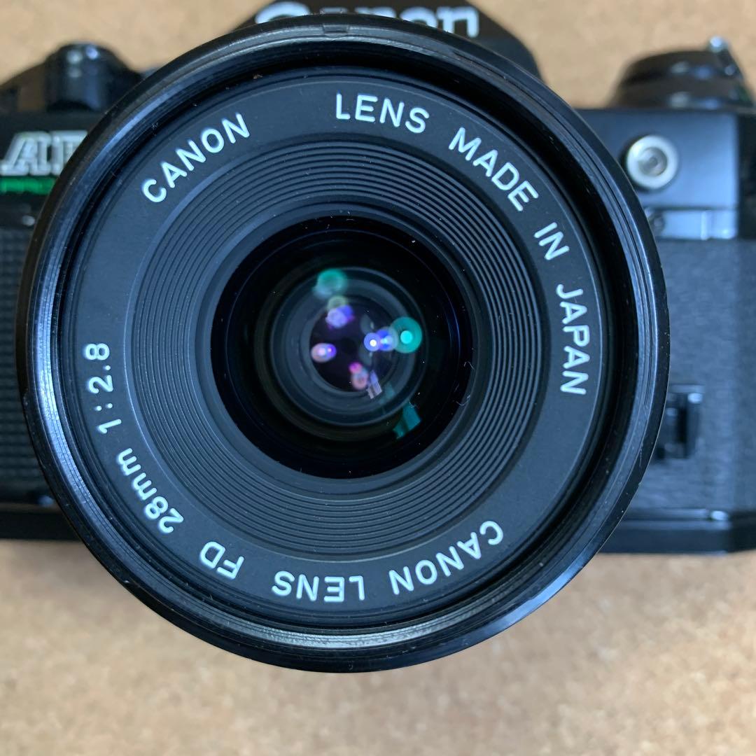 Canon AE-1 一眼レフカメラ 28mmレンズ付き