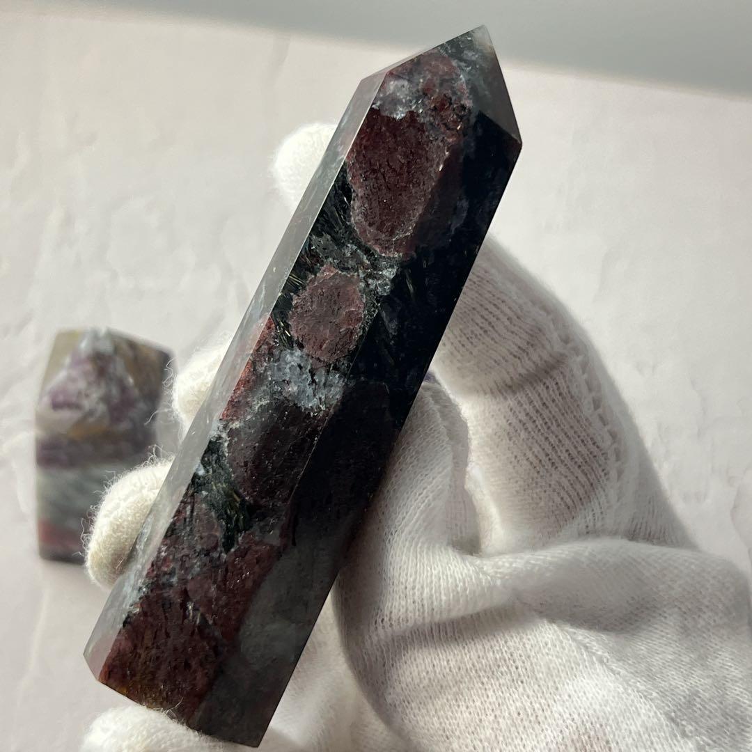 天然石 シックなタワー3点セット