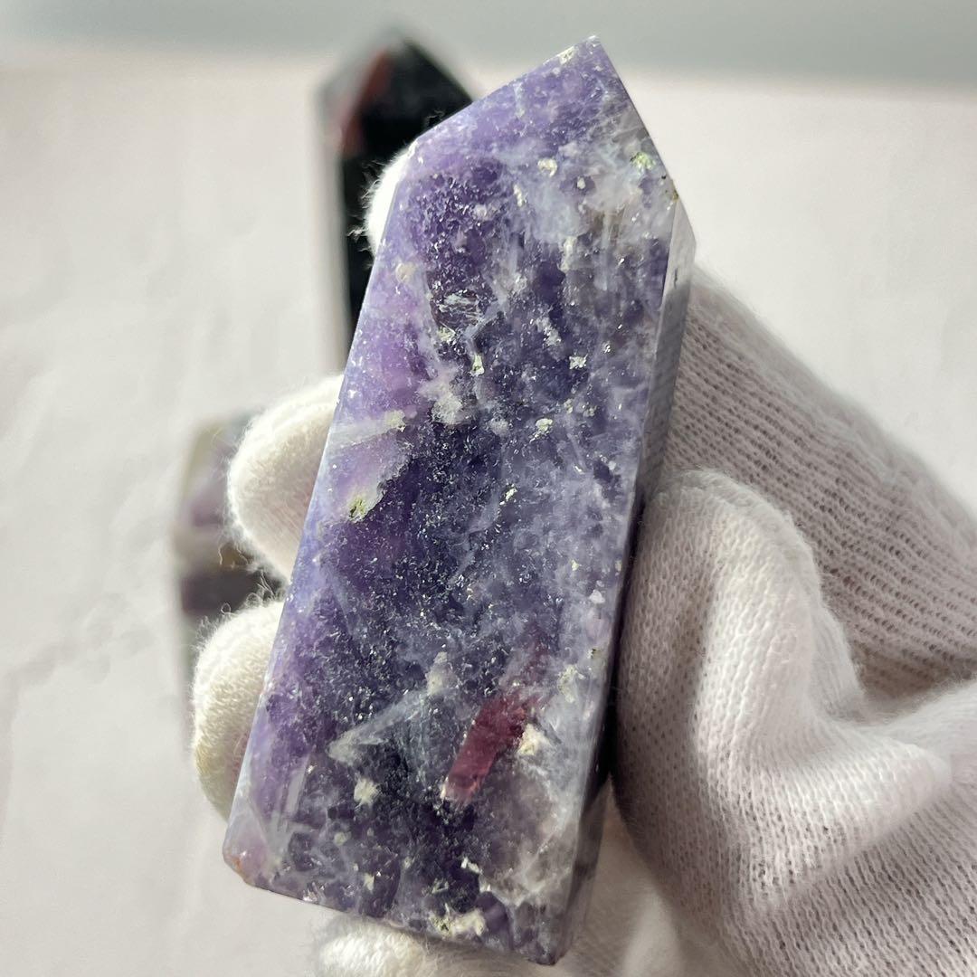 天然石 シックなタワー3点セット