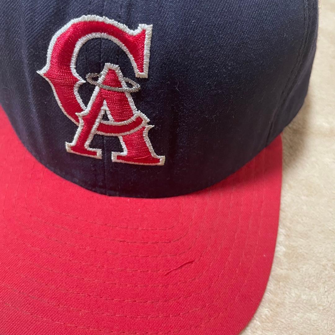 ②80s USA製 new era MLB カリフォルニアエンジェルス キャップ
