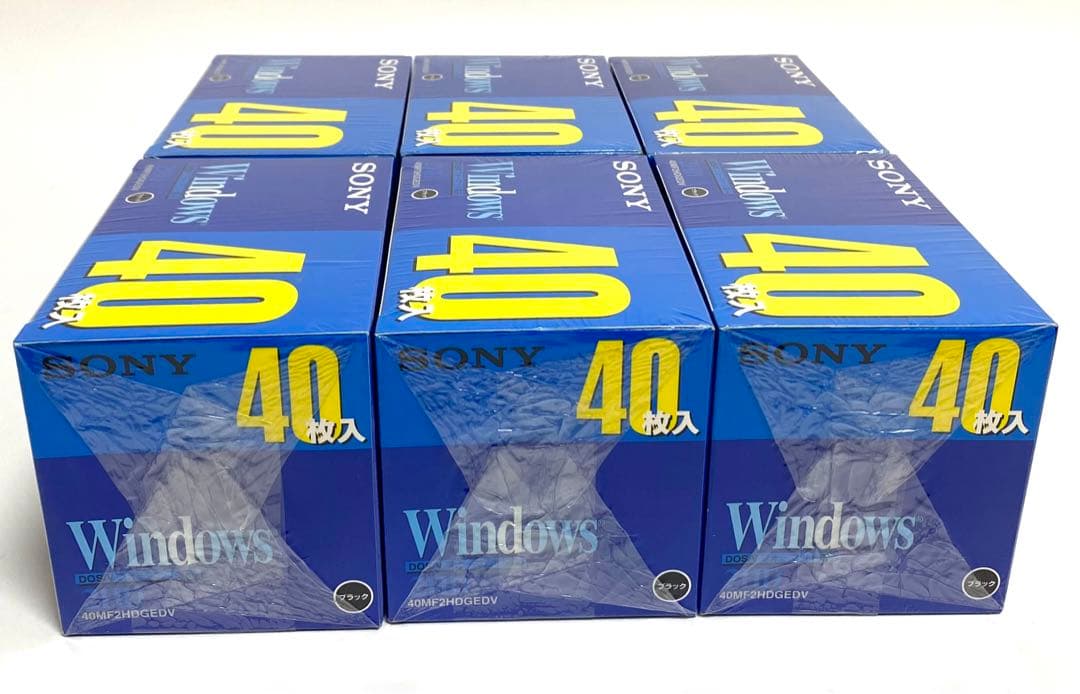 新品 SONY 3.5型 2HD フロッピーディスク 40MF2HDGEDV