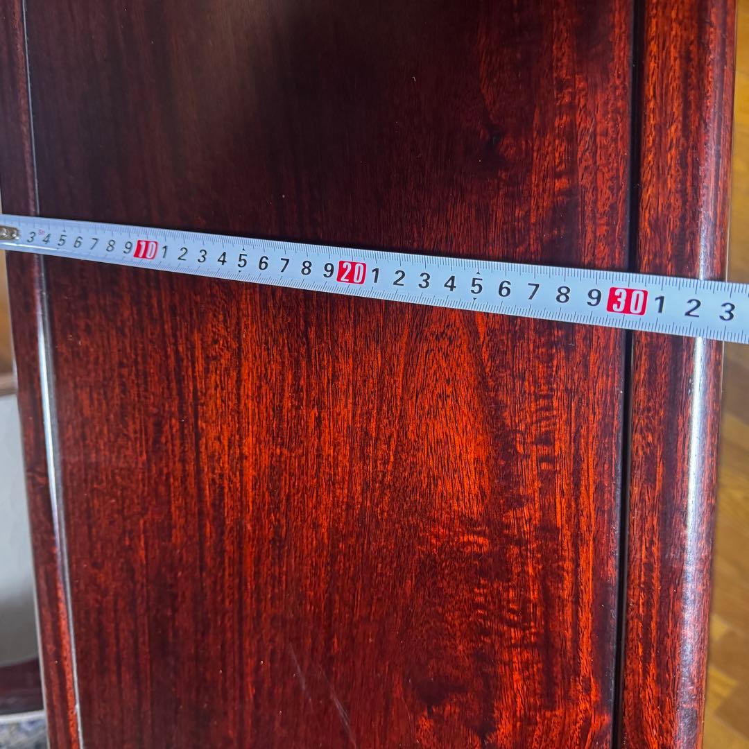 茶箪笥　古道具　骨董品　蔵出し　昭和レトロ　古民家　木製彫刻ラック 引き出し付き