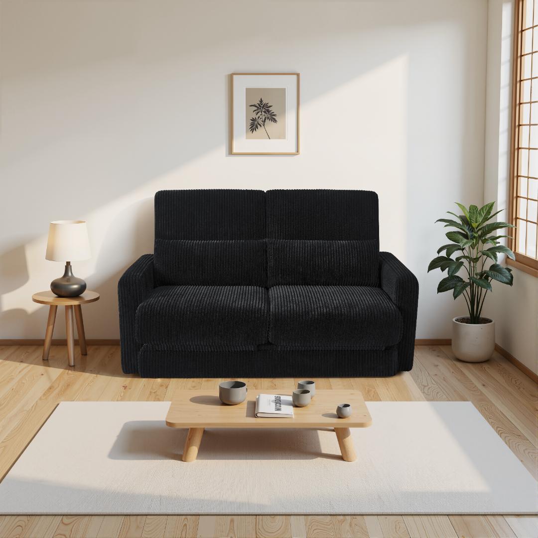 多機能ソファー ベッド 幅117cm 収納付き 小規模住宅対応 展開可能