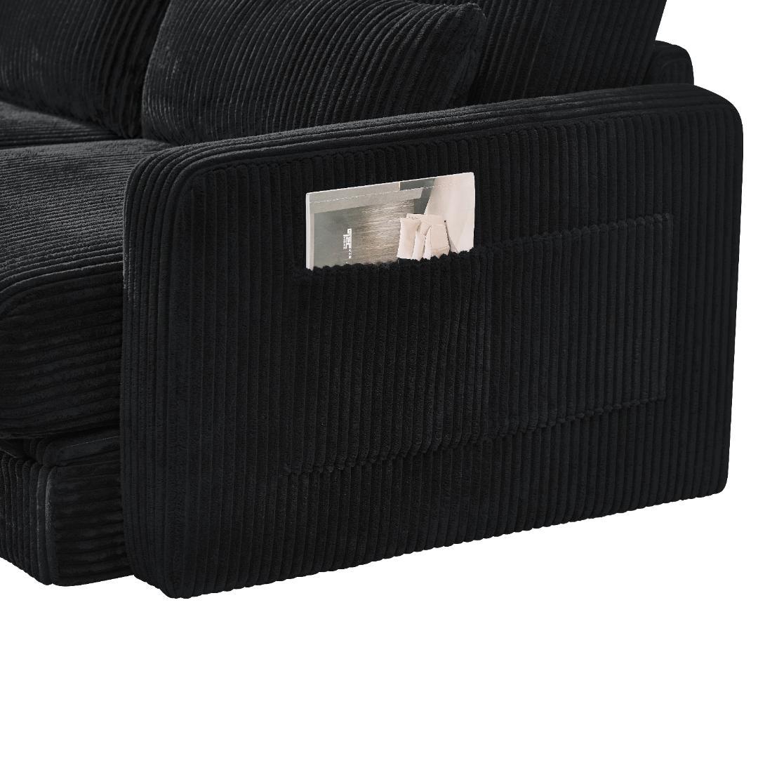 多機能ソファー ベッド 幅117cm 収納付き 小規模住宅対応 展開可能