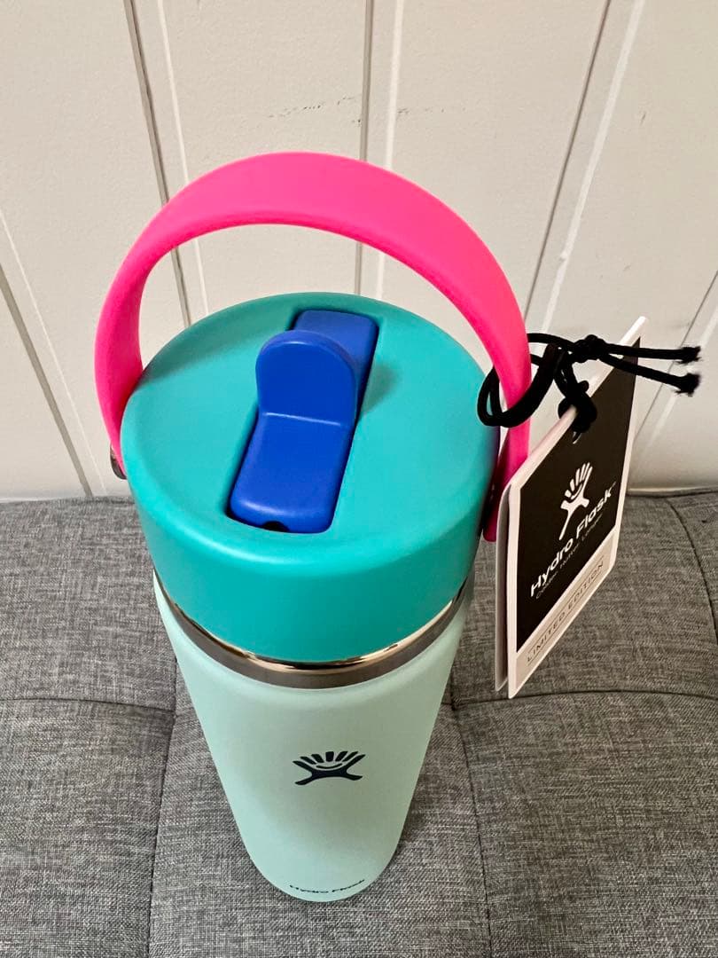 限定品 ハイドロフラスク 24oz Polar Plunge ストロー付水筒