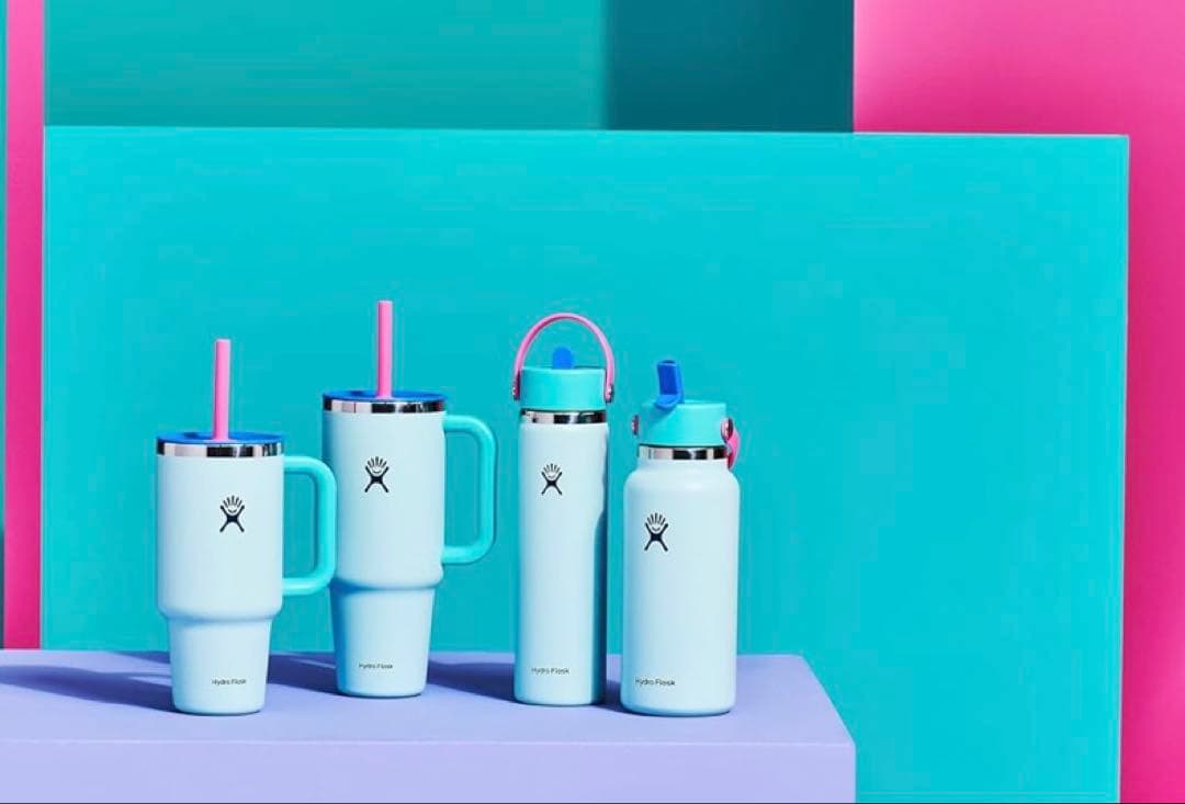 限定品 ハイドロフラスク 24oz Polar Plunge ストロー付水筒