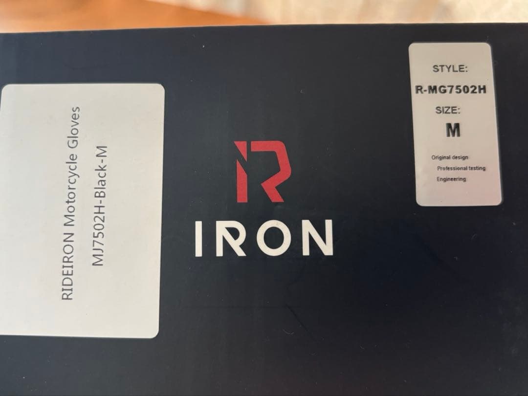 【完売品】RIDEIRON 冬用防水スマート電熱 バイク用グローブ Mサイズ