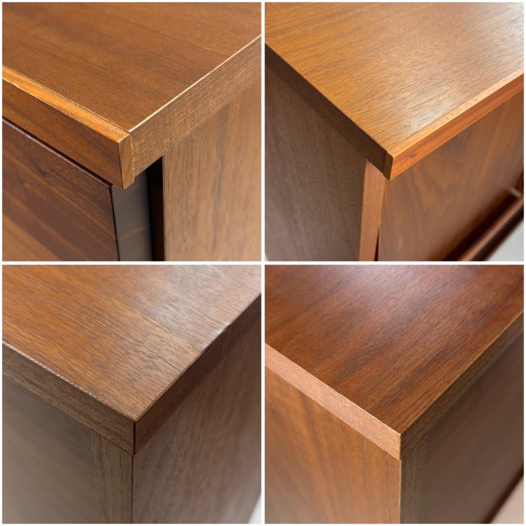 美品 高野木工 LECCE 105マガジンレコードラック ウォルナット