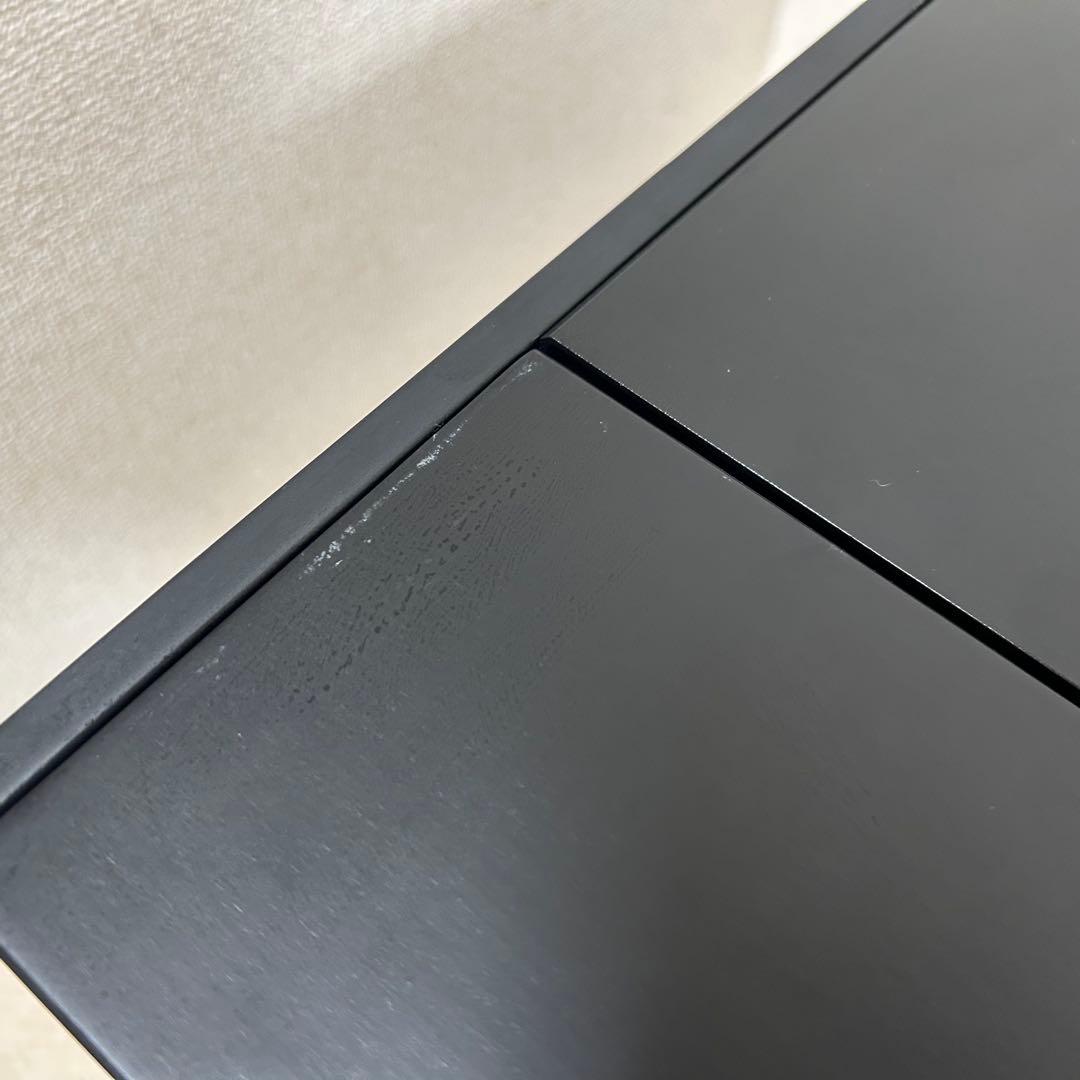 WAQマルチローテーブル 黒　アウトドアテーブル