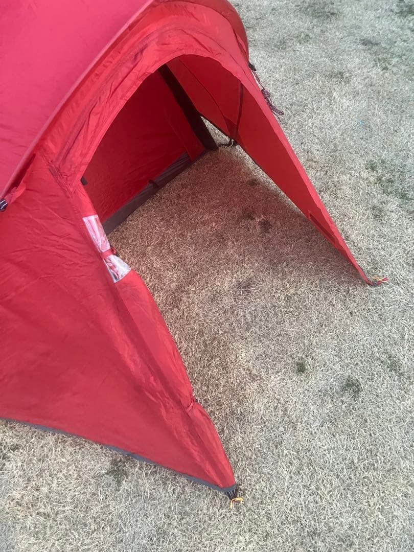 5000円値引き中　ZEROGRAM ドーム型テント レッド　赤　自立　レア