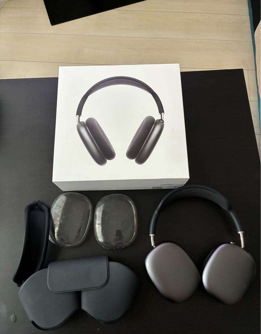 【とわ】AirPods Max第1世代本体（ブラック）　サービス品付属