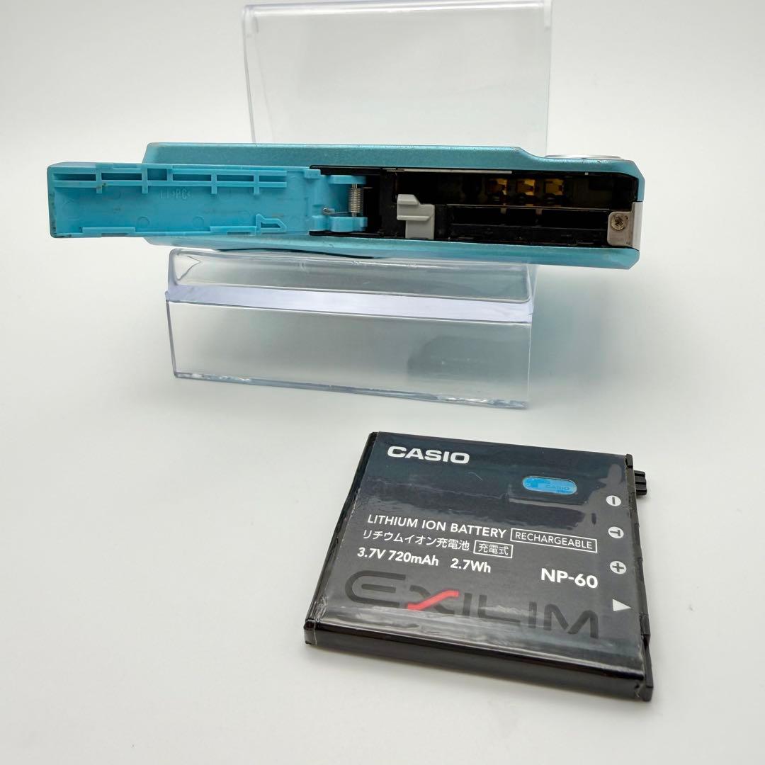 【充電器付】CASIO EXILIM EX-Z90 ブルー 動作OK