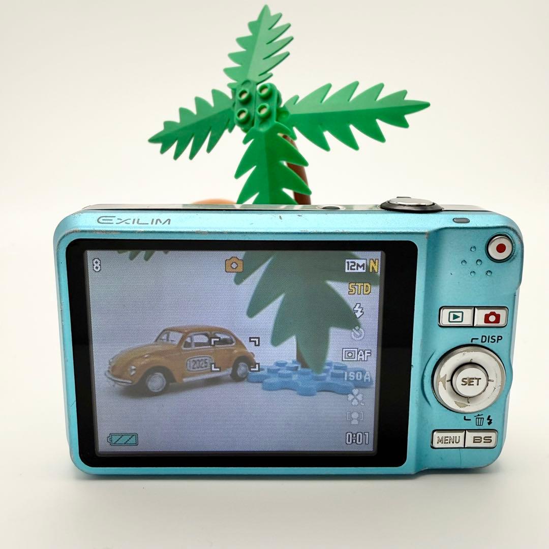 【充電器付】CASIO EXILIM EX-Z90 ブルー 動作OK