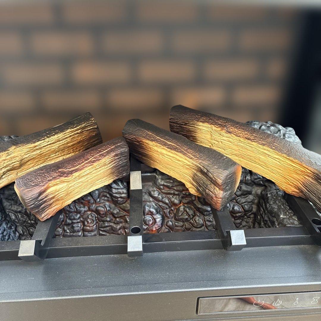 QVCジャパン　フェイク暖炉型　電気ファンヒーター　DFI-5010-01