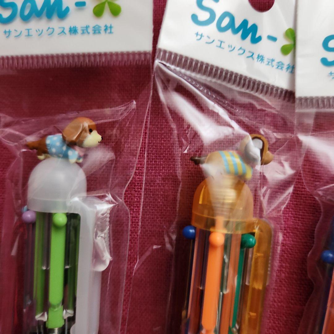サンエックス　わんわんわんこ　わんこ学校　6色ボールペン