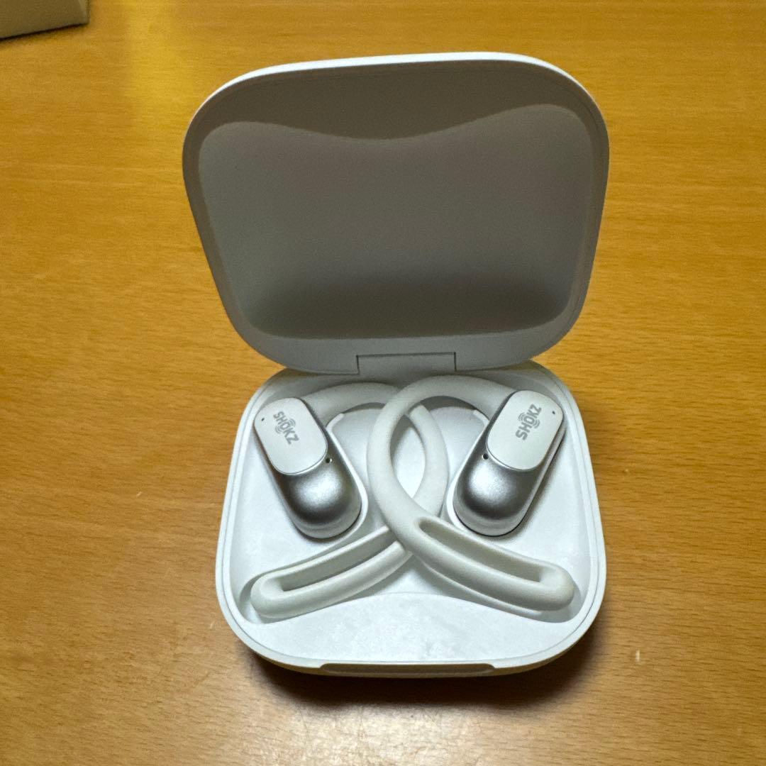 【美品】SHOKZ OPENFIT AIR ワイヤレスイヤホン