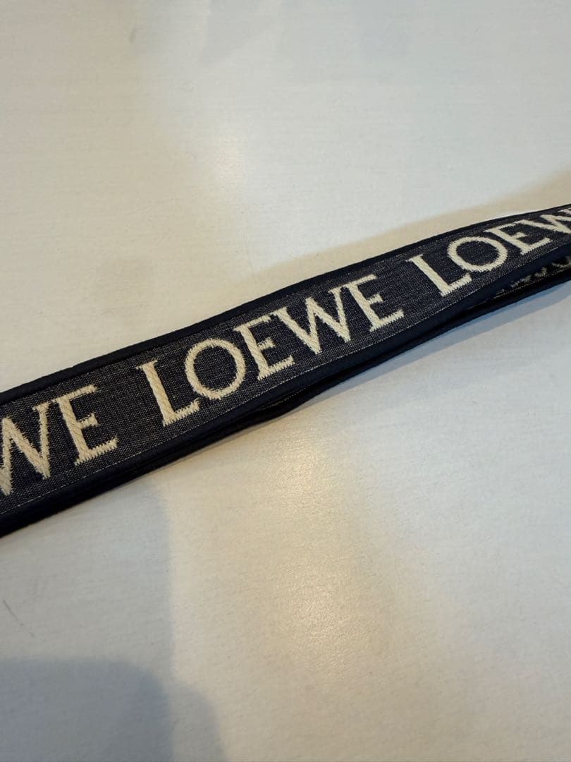 【ロエベ】アナグラム ストラップ（ジャカード&カーフ）　ショルダーストラップ