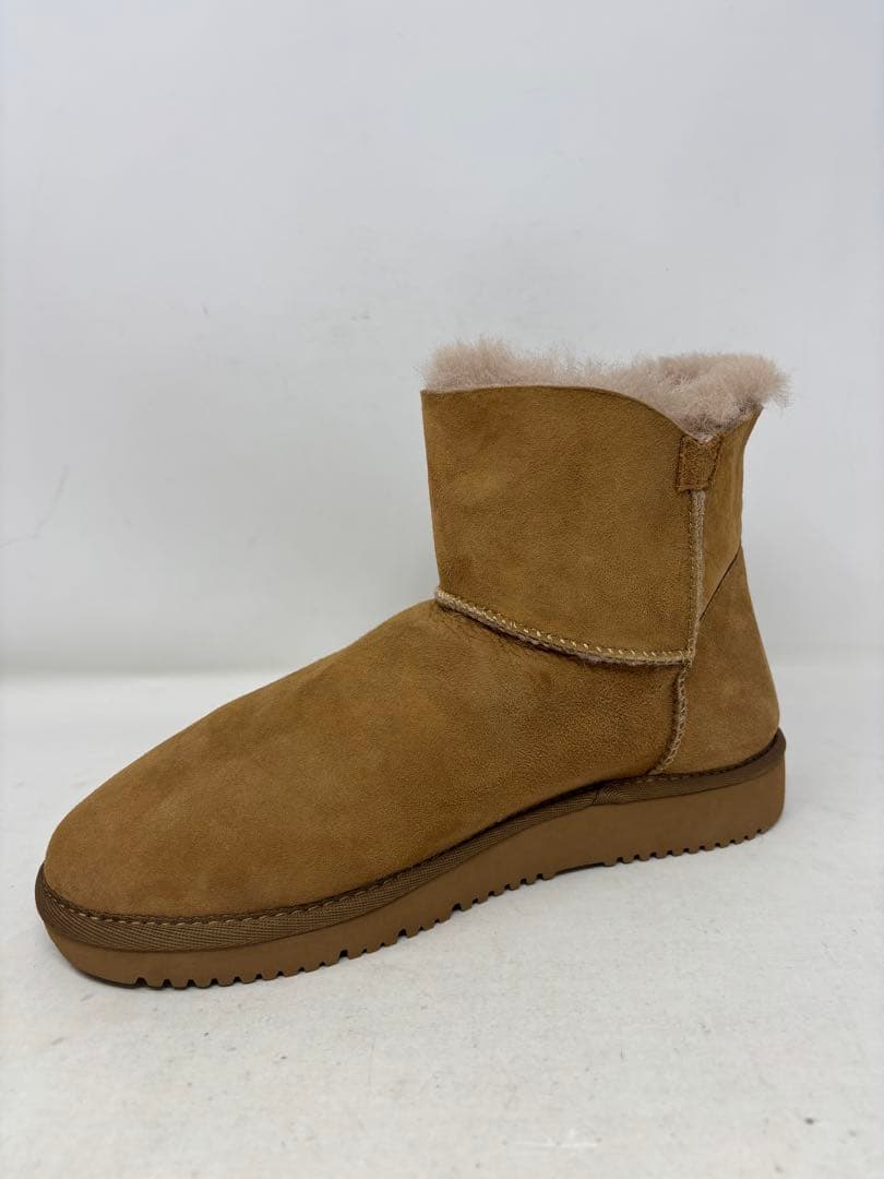 A1766 AKAISHI 寒さ和らぐ楽々ムートン ムートンブーツ