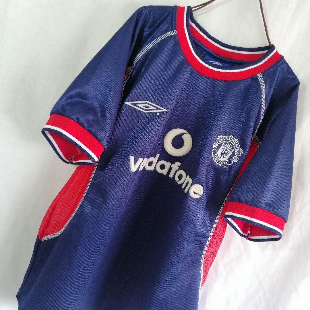 マンチェスターユナイテッド　アウェー　サッカー　ウェア　ユニフォーム　ネイビー