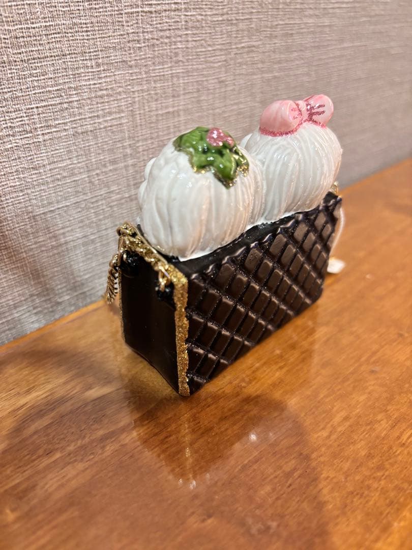 アスティエ　マルチーズ＆バッグ　オーナメント