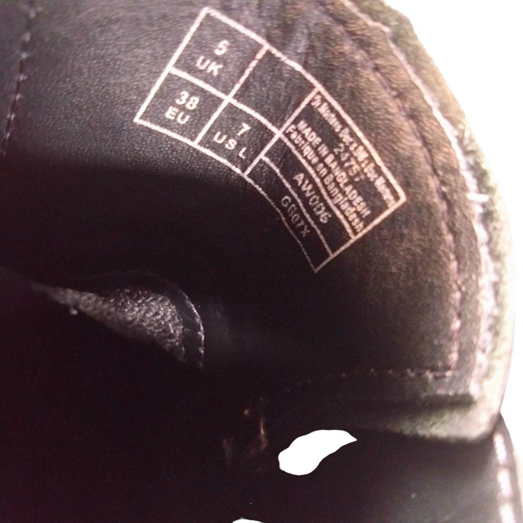 極美品 ドクターマーチン 3ホールシューズ 24757 UK5 ブラック