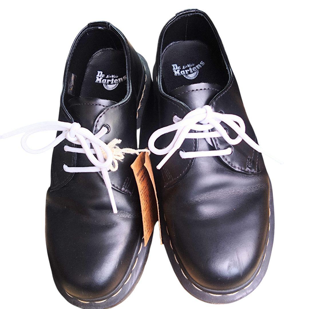 極美品 ドクターマーチン 3ホールシューズ 24757 UK5 ブラック